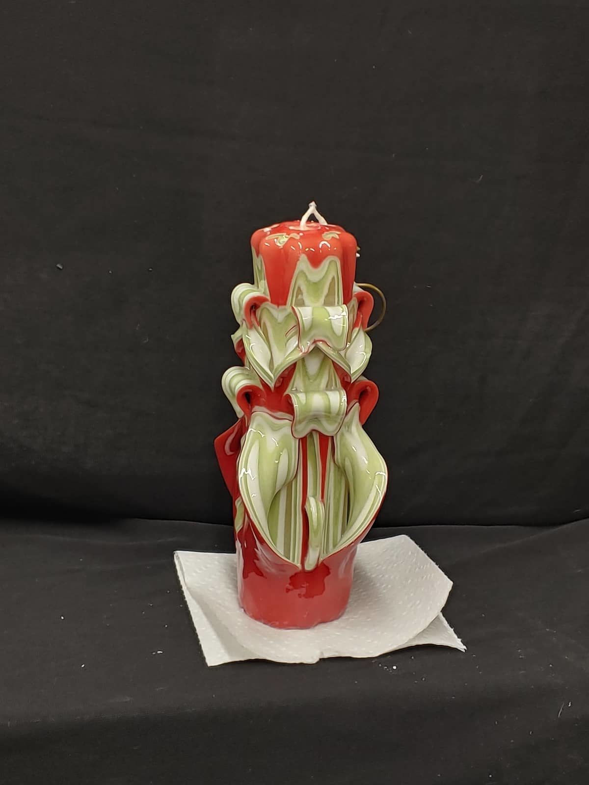 Candles Elite Grand Junction Tall Red Ornate